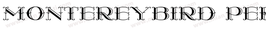 MontereyBird Person字体转换